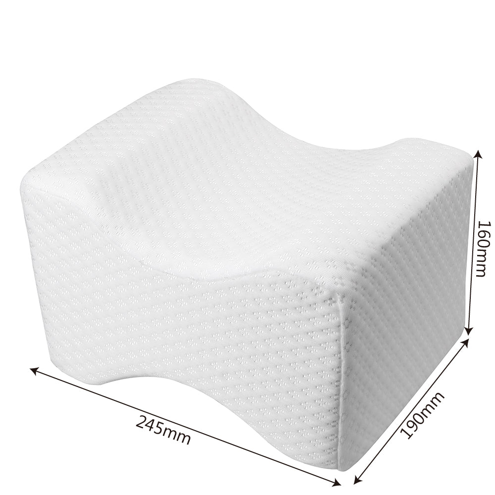 Memory Foam Knee Pillow for Side Sleepers & Sciatica Relief