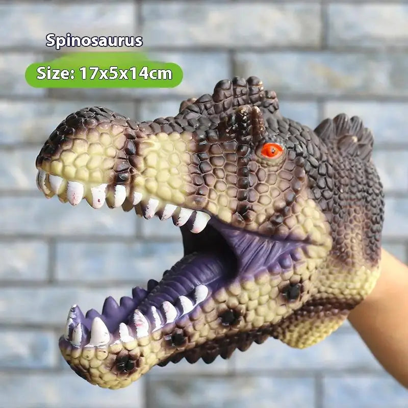 T-Rex Dinosaur Hand Puppet - Realistic Soft Toy for Kids