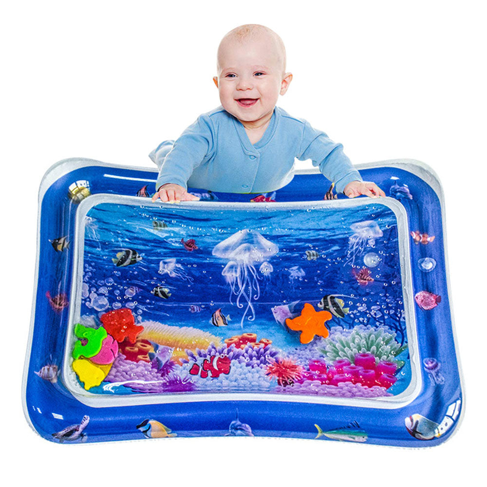 Inflatable Baby Water Mat - Jellyfish Toddler Play Pad