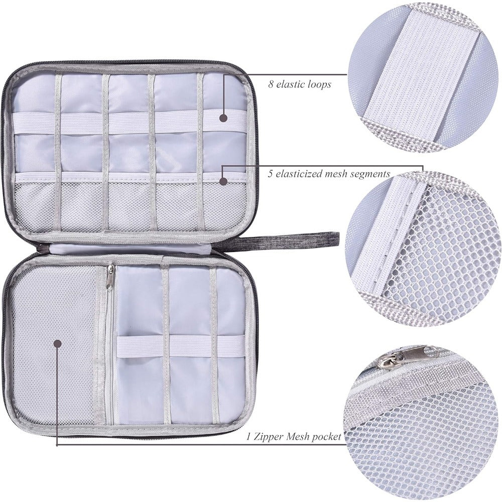 Waterproof Electronics Organizer - Universal Travel Cable Bag