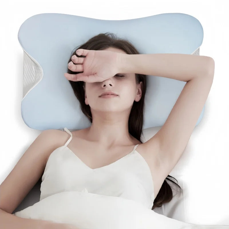 Memory Foam Cervical Pillow: Large Orthopedic Sleep Aid