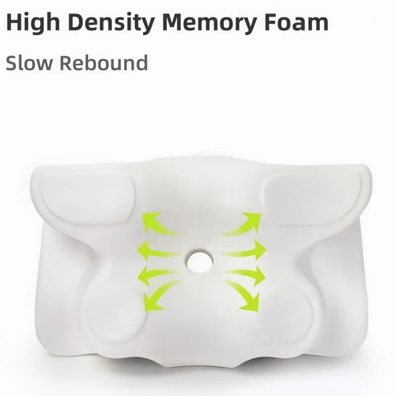Memory Foam Cervical Pillow: Large Orthopedic Sleep Aid