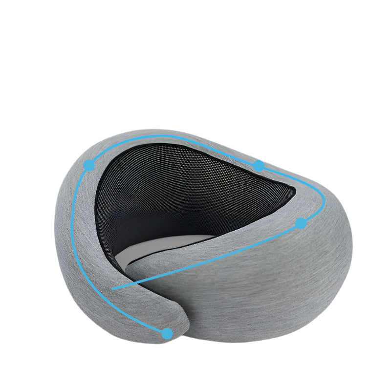 U-Shape Memory Foam Travel Pillow for Airplanes & Naps