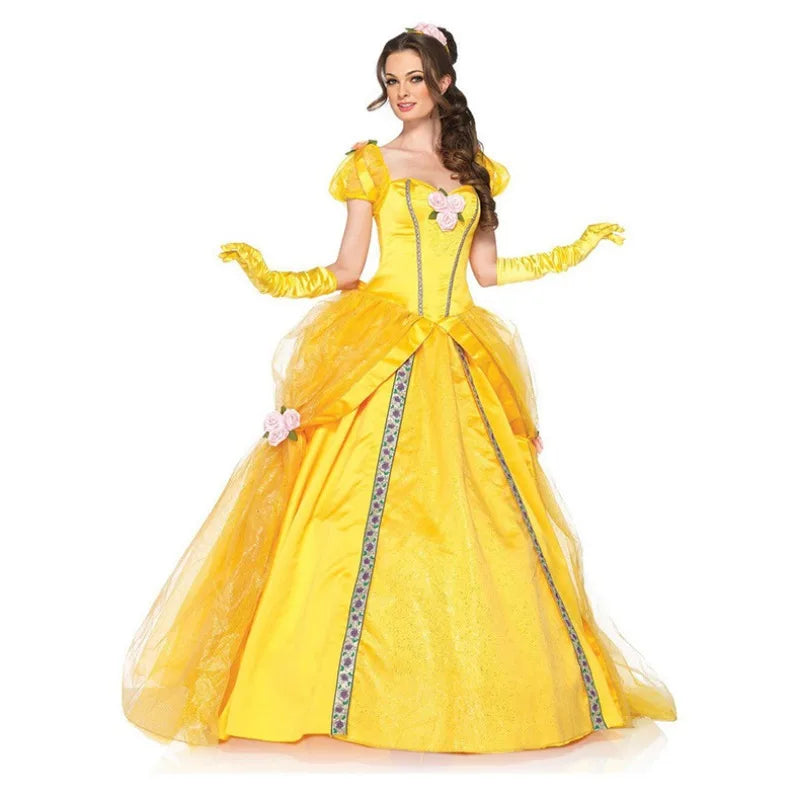 Yellow Belle Princess Halloween Costume