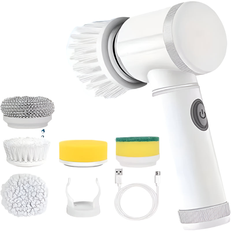 Electric Spin Scrubber for Powerful Deep Cleaning 5-in-1