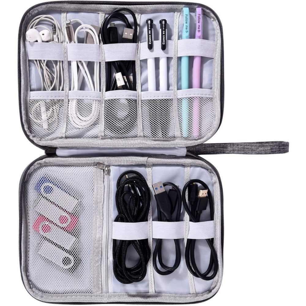 Waterproof Electronics Organizer - Universal Travel Cable Bag