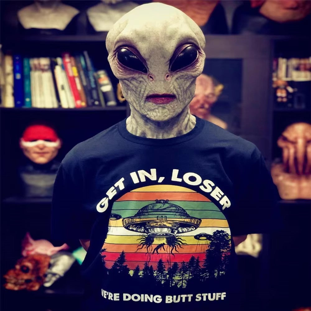 Halloween Alien Mask - Futuristic Latex Skull Costume