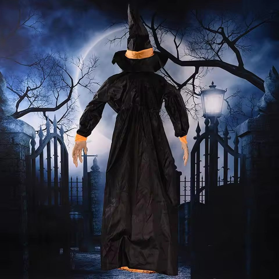 Halloween Witch Voice-Control Hanging Ghost Decoration
