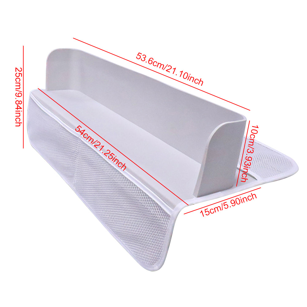 Kids Bathtub Organizer: Splash Guard, Suction Cups & Pockets