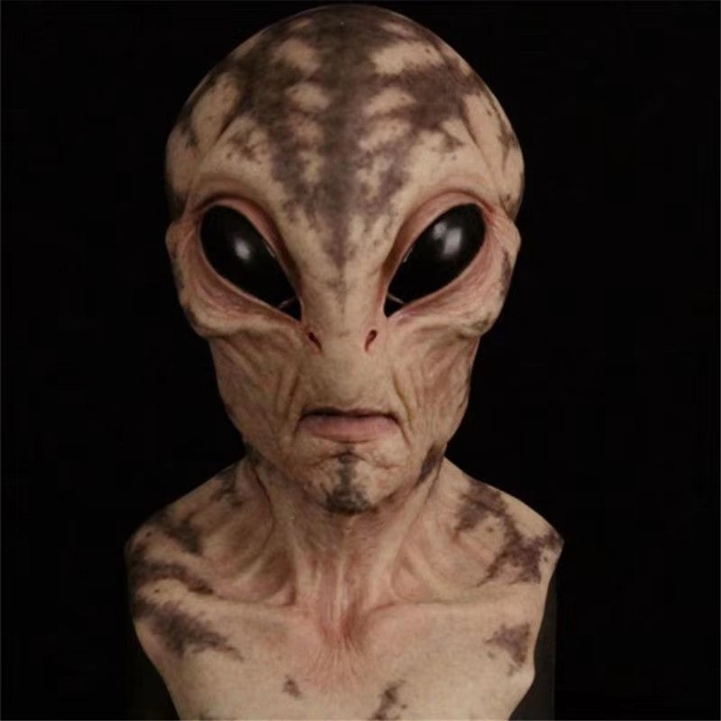 Halloween Alien Mask - Futuristic Latex Skull Costume