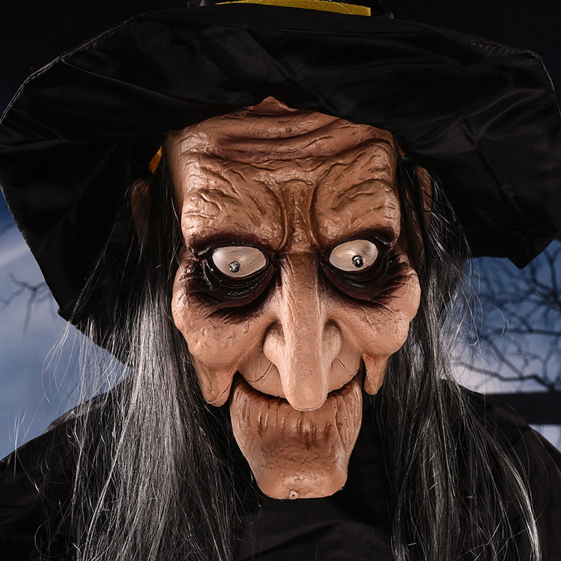 Halloween Witch Voice-Control Hanging Ghost Decoration
