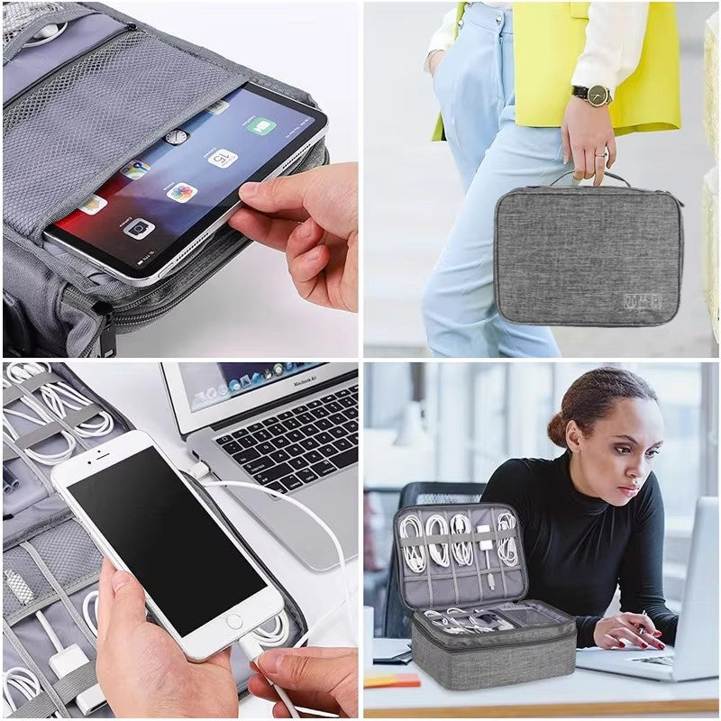 Waterproof Travel Cable Bag: Portable Electronics Organizer
