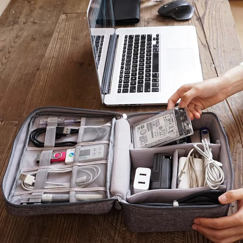 Waterproof Travel Cable Bag: Portable Electronics Organizer