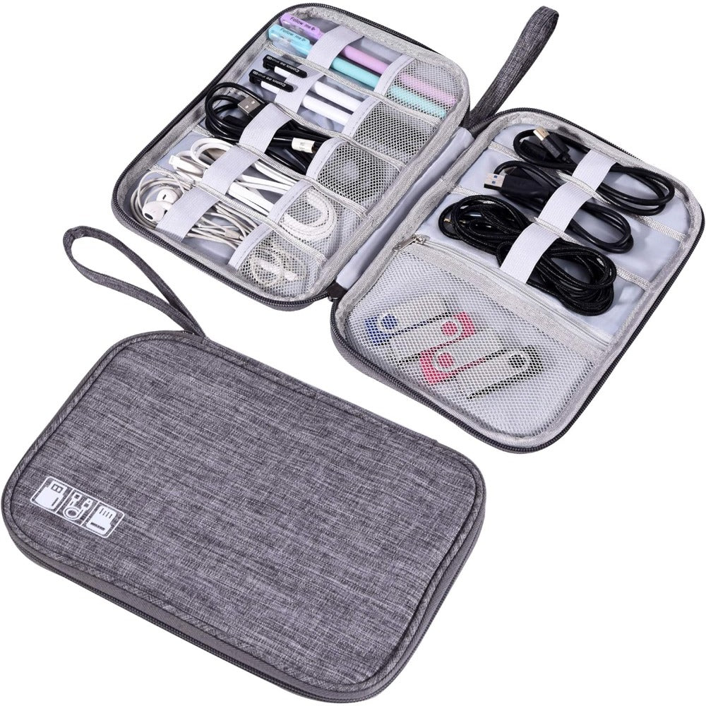 Waterproof Electronics Organizer - Universal Travel Cable Bag