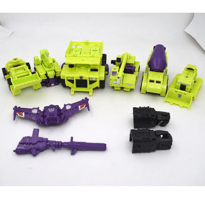 HZX 6In1 Devastator Anime Robot - Transforming Action Figure Bots