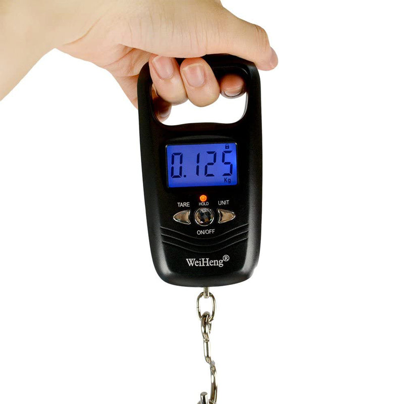 50kg Digital Pocket Luggage Scale - Portable LCD Hook