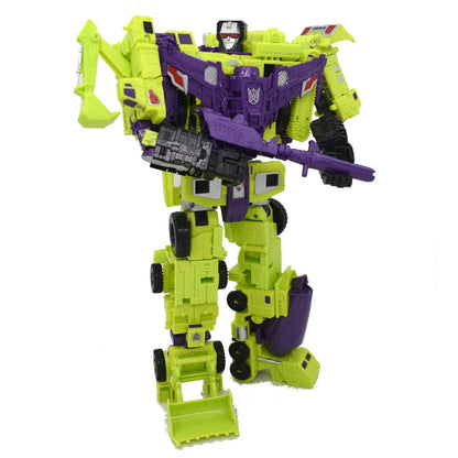 HZX 6In1 Devastator Anime Robot - Transforming Action Figure Bots