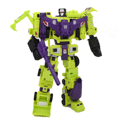 HZX 6In1 Devastator Anime Robot - Transforming Action Figure Bots