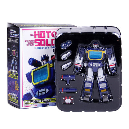 Mini Soundwave & Laserbeak Transformer Action Figure Toy