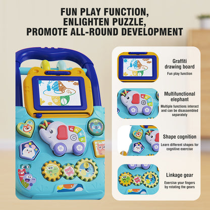 Musical Baby Walker & Drawing Board for Early Learning