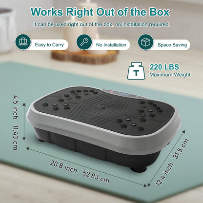Portable Vibration Plate for Home Fitness 