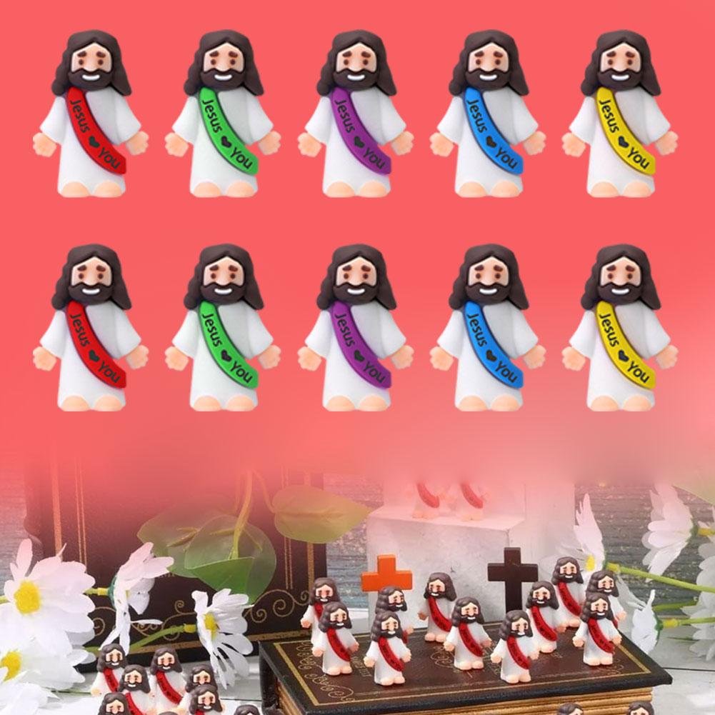 Easter Jesus Statue - Mini Christ Figure Religious Gift