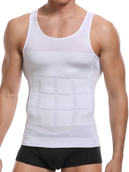Men's Slimming Compression Vest - Tummy Control Shapewear