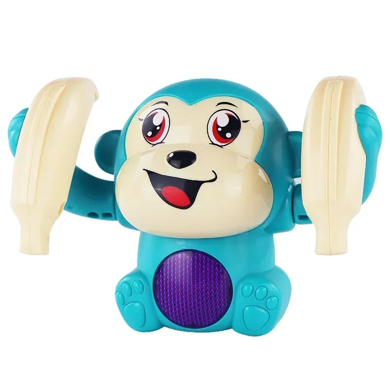 Musical Monkey Crawling Toy: Light-Up, Dancing, Interactive Fun