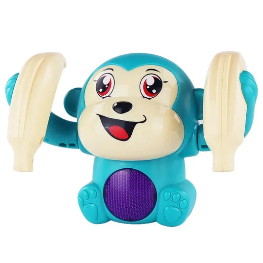 Musical Monkey Crawling Toy: Light-Up, Dancing, Interactive Fun
