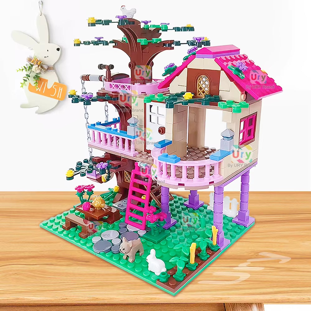 Friends City Tree House Building Blocks Set for Kids