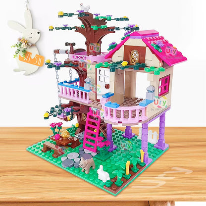 Friends City Tree House Building Blocks Set for Kids