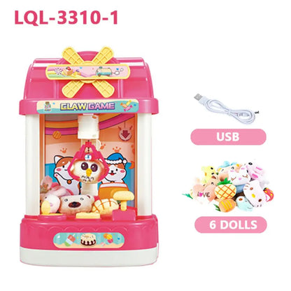 Cartoon Doll Claw Machine - Coin-Op Interactive Fun