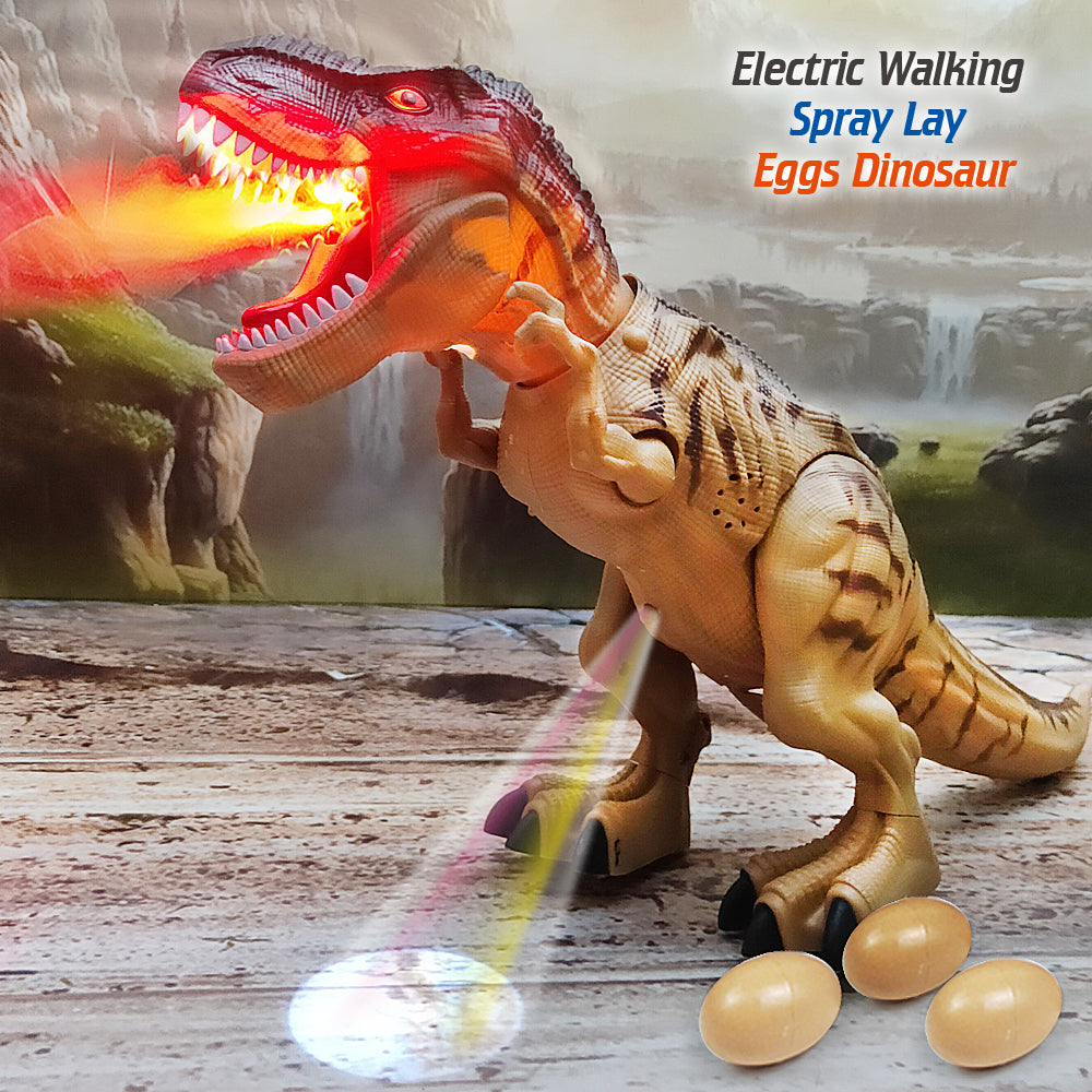 Electric Walking Dinosaur Toy: Lights, Sounds & Egg Laying