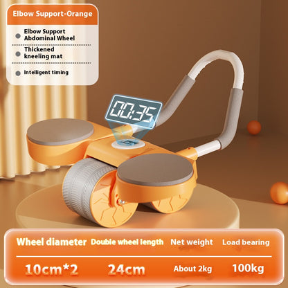 Automatic Rebound Ab Roller for Abs Workout with Timer
