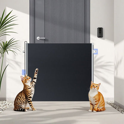 Pet Gate: Auto Retractable Baby Safe Guard Door