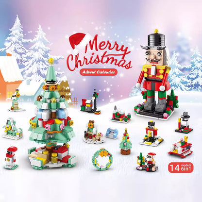 Christmas Advent Calendar Building Blocks for Kids