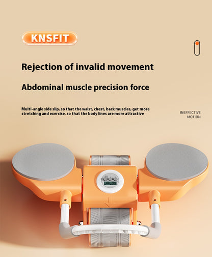 Automatic Rebound Ab Roller for Abs Workout with Timer