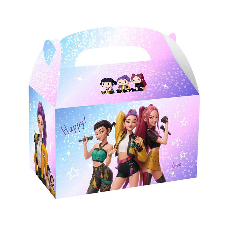 Demon Hunters Birthday Party Decor - Kpop Figures Gift Box Set