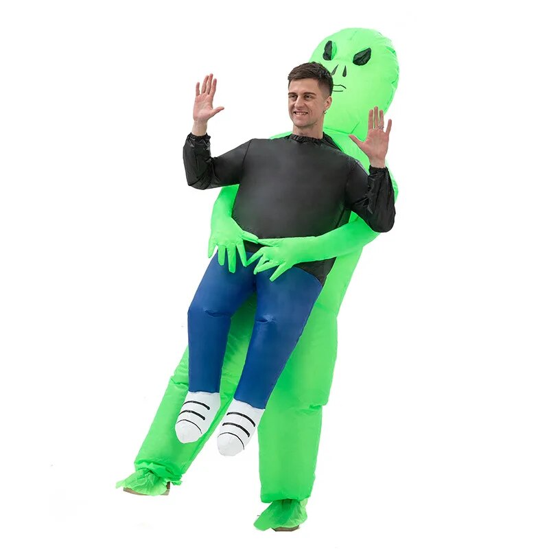 Alien Inflatable Costume - Fun Halloween Cosplay for Adults & Kids