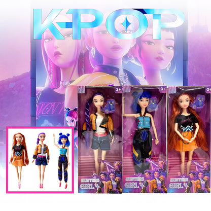 Anime K-Pop Demon Hunter Doll - 30CM Rumi Mira Vinyl Toy