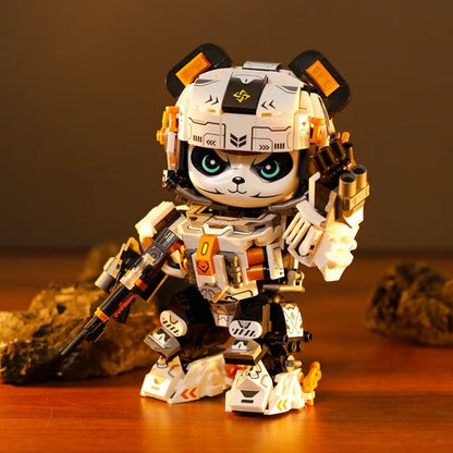 Mechanical Panda & Zodiac Building Blocks Christmas Gift Set