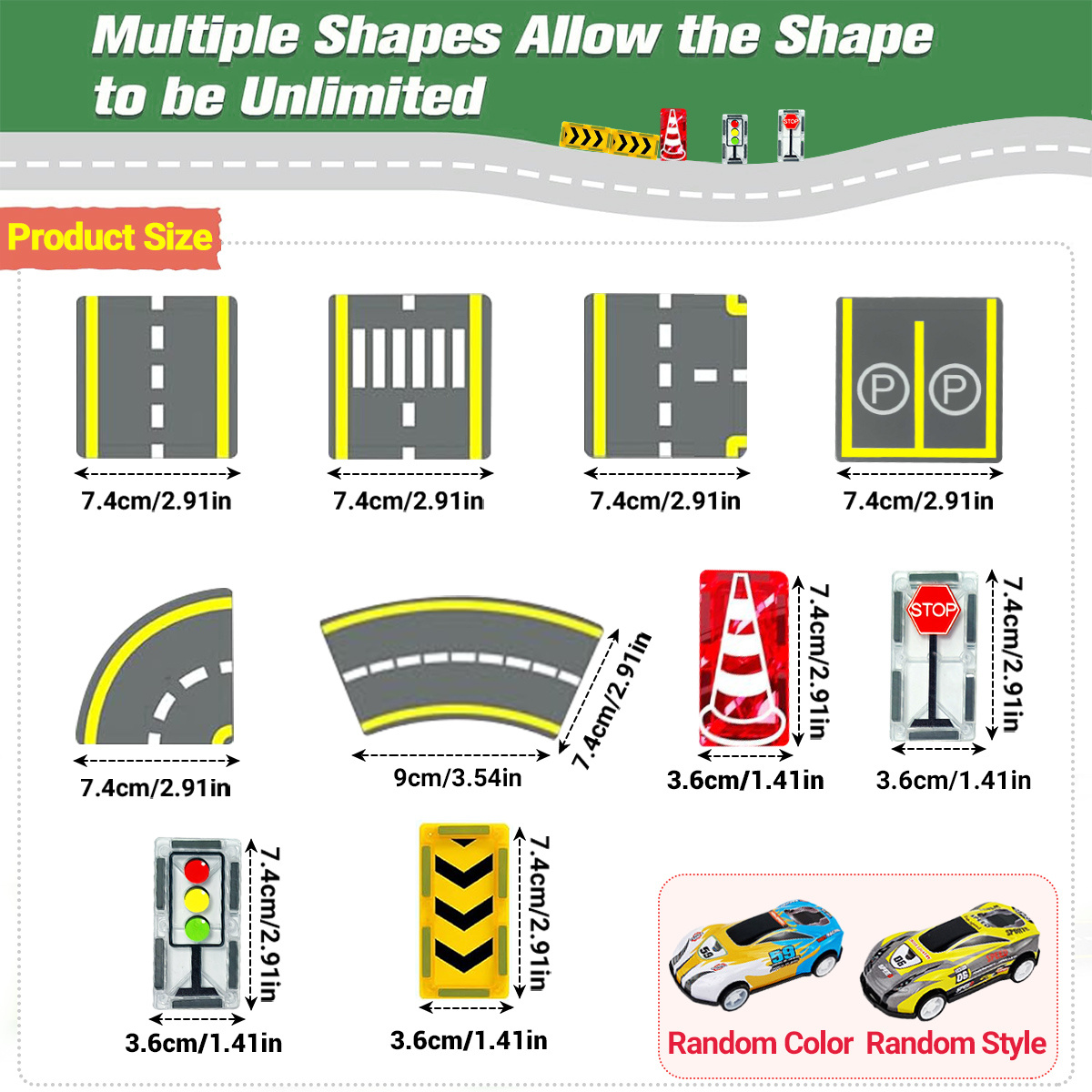 Magnetic Crane Car Toys for Kids 3-6 - Creative & Educational