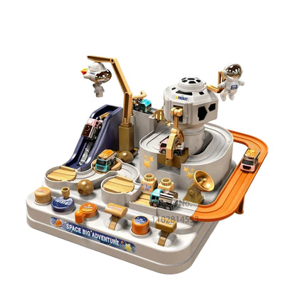 Racing Rail Car Model - Interactive Educational Toy