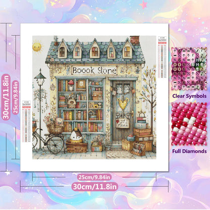 DIY Diamond Mosaic Book: Store House Landscape Art