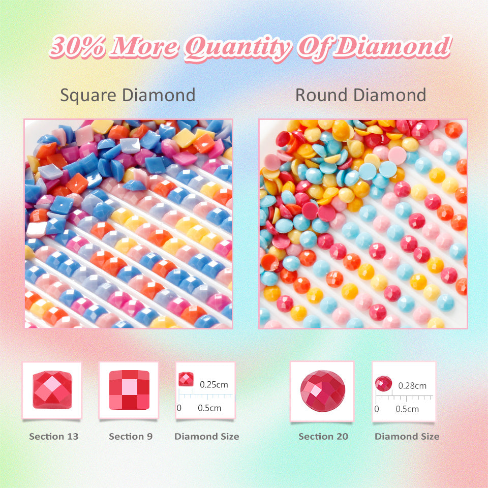 DIY Diamond Mosaic Book: Store House Landscape Art