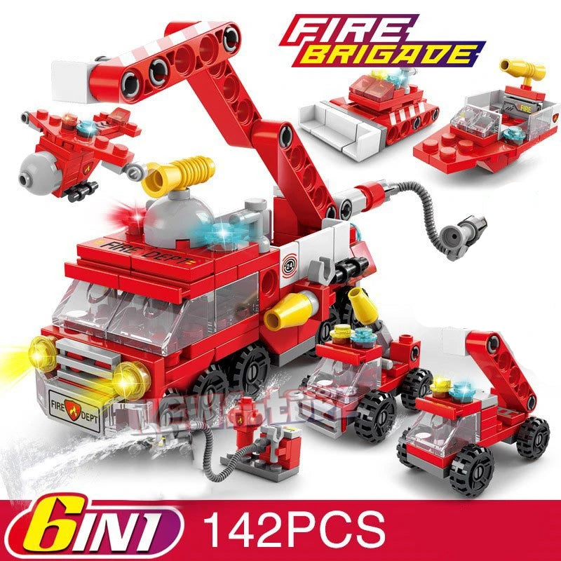 City Construction Cement Mixer & Loader Blocks Set