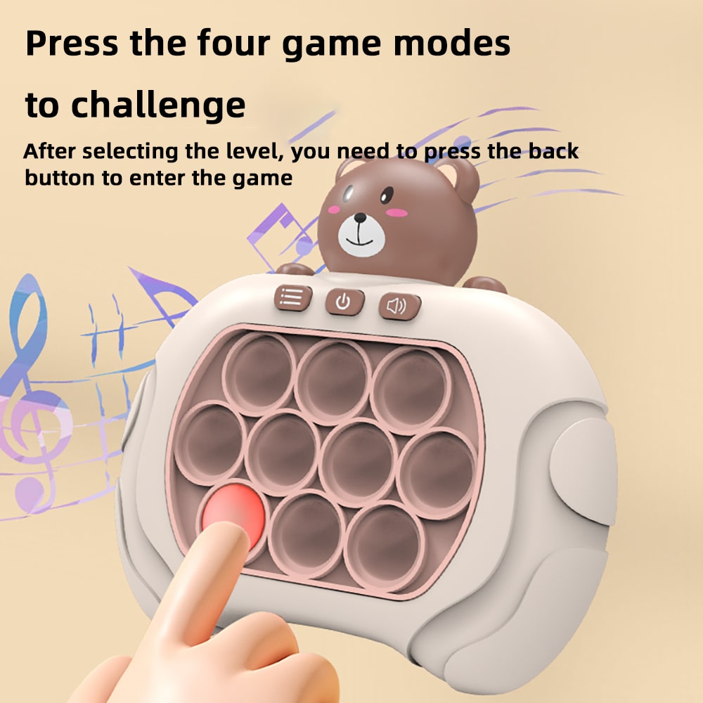 Quick-Push Fidget Popper: Fun & Stress Relief for Kids & Adults