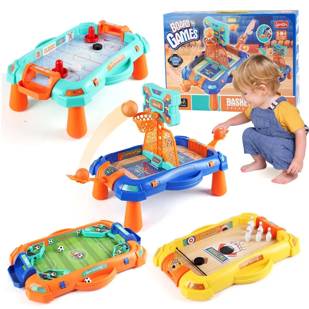 Table Board Games: Soccer & Basketball Fun for Kids