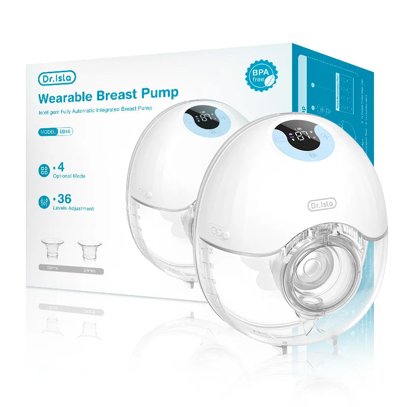 Wearable Breast Pump - 4 Modes, 36 Levels, Hands-Free Comfort