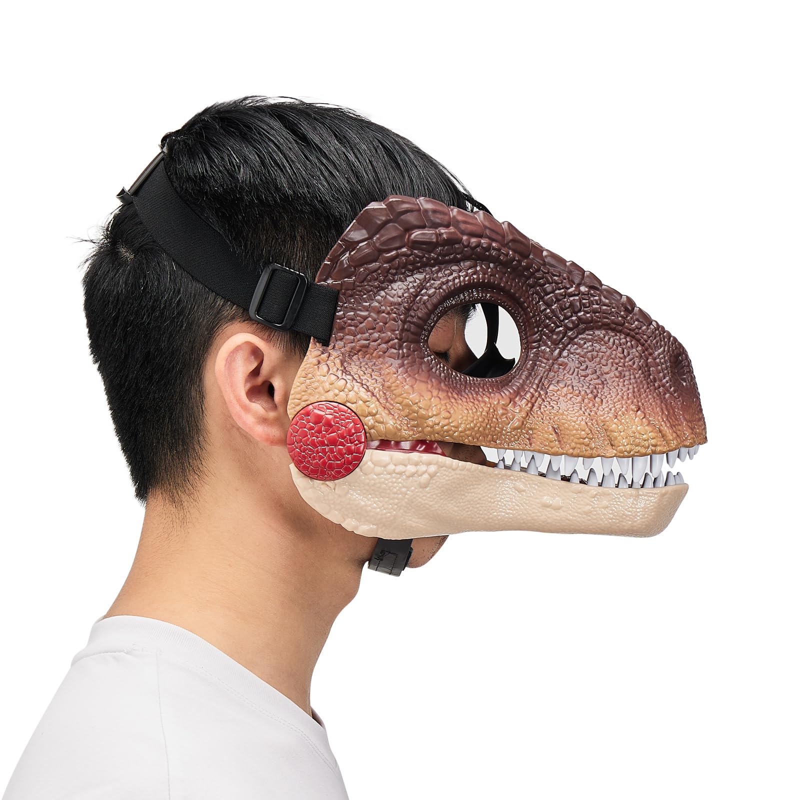 Dinosaur Mask with Moving Jaw - Halloween Cosplay Fun